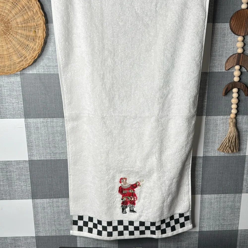 Mackenzie Childs Hand Towel Santa